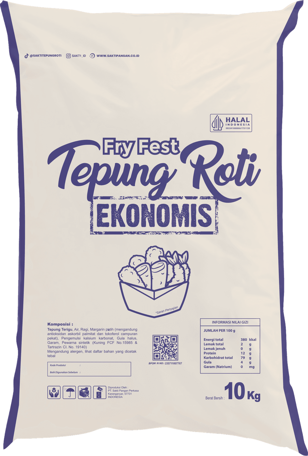 Tepung Roti FryFest 10kg