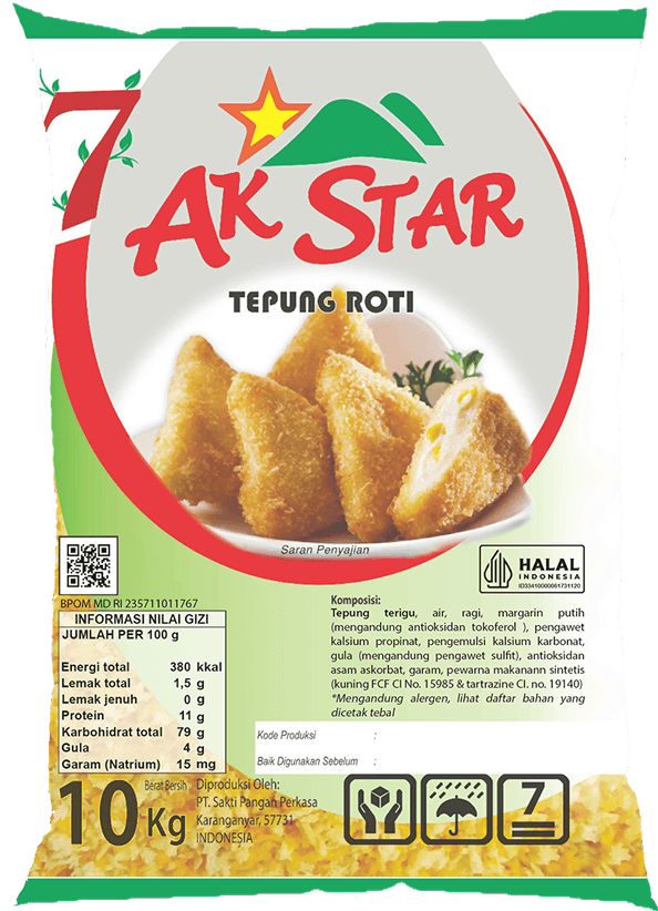 Tepung Roti AK Star 10kg