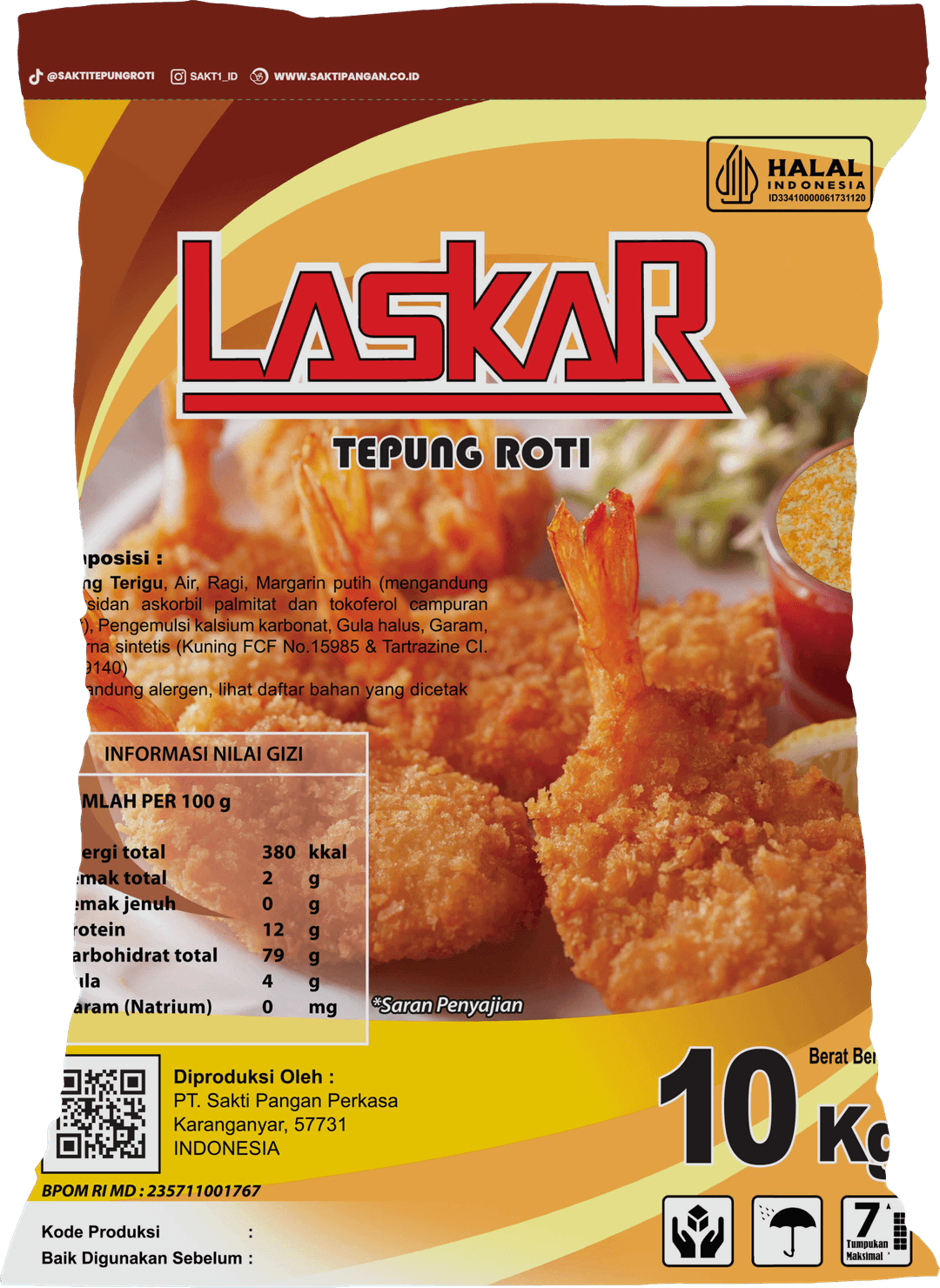Tepung Roti Laskar 10kg